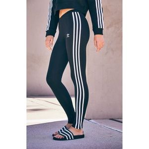 Adidas Black 3-Stripes Leggings